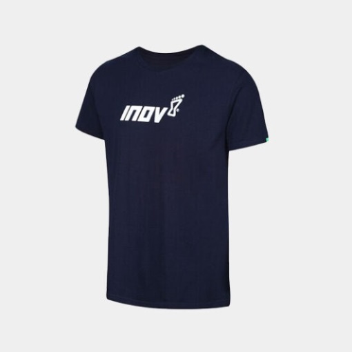 オーガニックコットンtシャツ Inov-8 メンズ ブルー