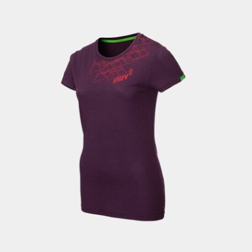 パープル Inov-8 トライ ブレンド Ss 'アングル' レディース