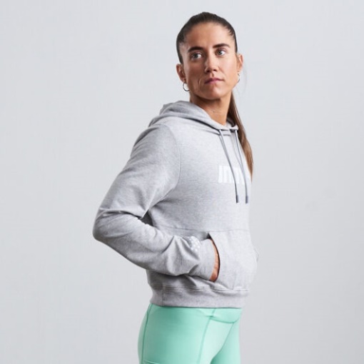 Inov-8 ライトグレー F-lite クロップド パーカー ウィメンズ