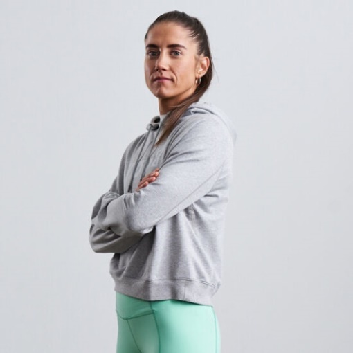 Inov-8 ライトグレー F-lite クロップド パーカー ウィメンズ