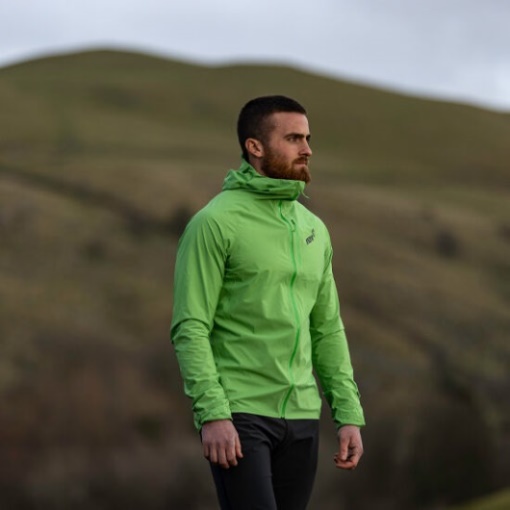 Inov-8 ストームシェル ウォータープルーフ ジャケット メンズ グリーン
