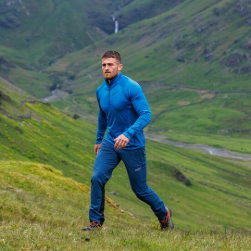 Inov-8 ベンチャーライト ミッド ハーフジップ メンズ ブルー