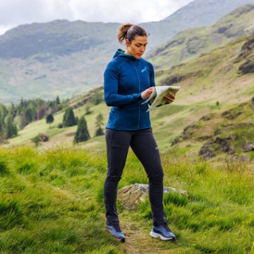 ネイビー Inov-8 ベンチャーライト ミッド パーカー フルジップ レディース