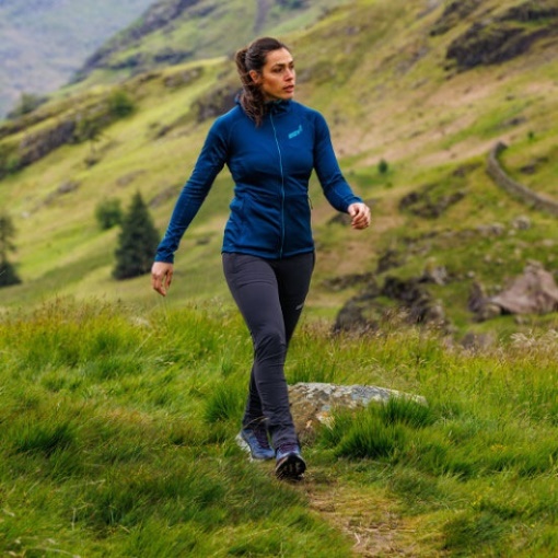 ネイビー Inov-8 ベンチャーライト ミッド パーカー フルジップ レディース