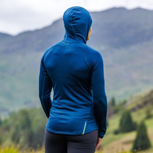 ネイビー Inov-8 ベンチャーライト ミッド パーカー フルジップ レディース