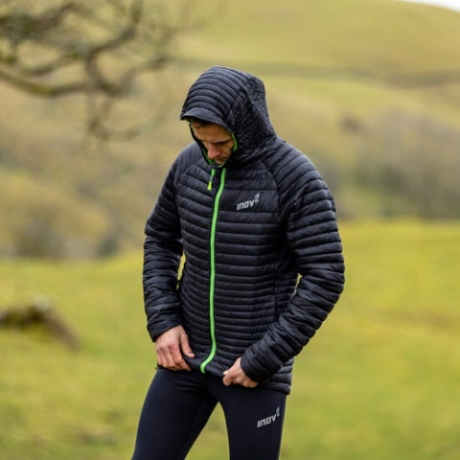 サーモシェル プロ断熱ジャケット メンズ 2.0 Inov-8 ブラック グリーン