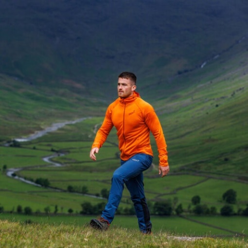 ベンチャーライト ミッド パーカー フルジップ メンズ Inov-8 オレンジ