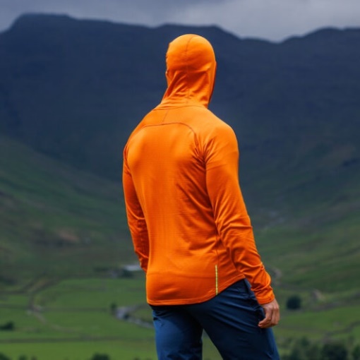 ベンチャーライト ミッド パーカー フルジップ メンズ Inov-8 オレンジ