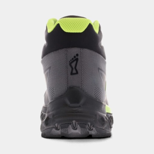 Inov-8 グレー-ブラック-イエロー ロックフライ G 390 メンズ